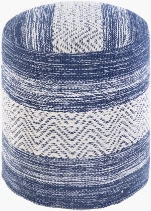 Livabliss Levi Chunky Woven Cotton Cube Pouf Cottage Style Footrest for Living Room Seating IVPF002-161616