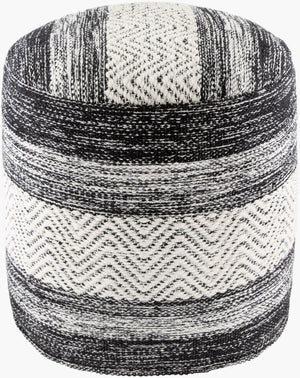 Livabliss Levi Chunky Knit Cotton Cube Pouf Footrest for Bohemian Cottage Living Spaces IVPF003-161616