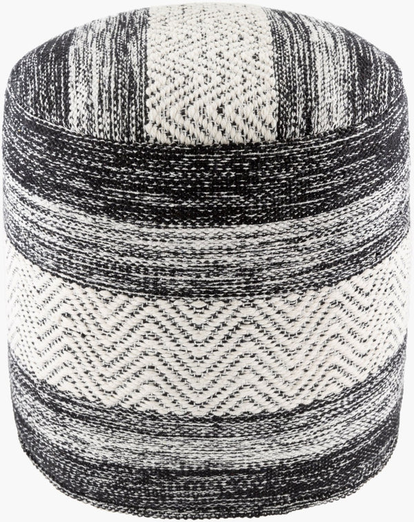 Livabliss Levi Chunky Knit Cotton Cube Pouf Footrest for Bohemian Cottage Living Spaces IVPF003-161616