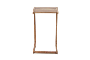 Porter Designs Porter Portola Solid Acacia Wood C Table – Elegant Mid-century Modern Accent For Today's Home Natural Wood 05-108-12-5025n