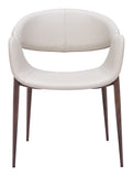 Limay Dining Chair - Set of 2 Beige & Walnut 109971 Zuo Modern