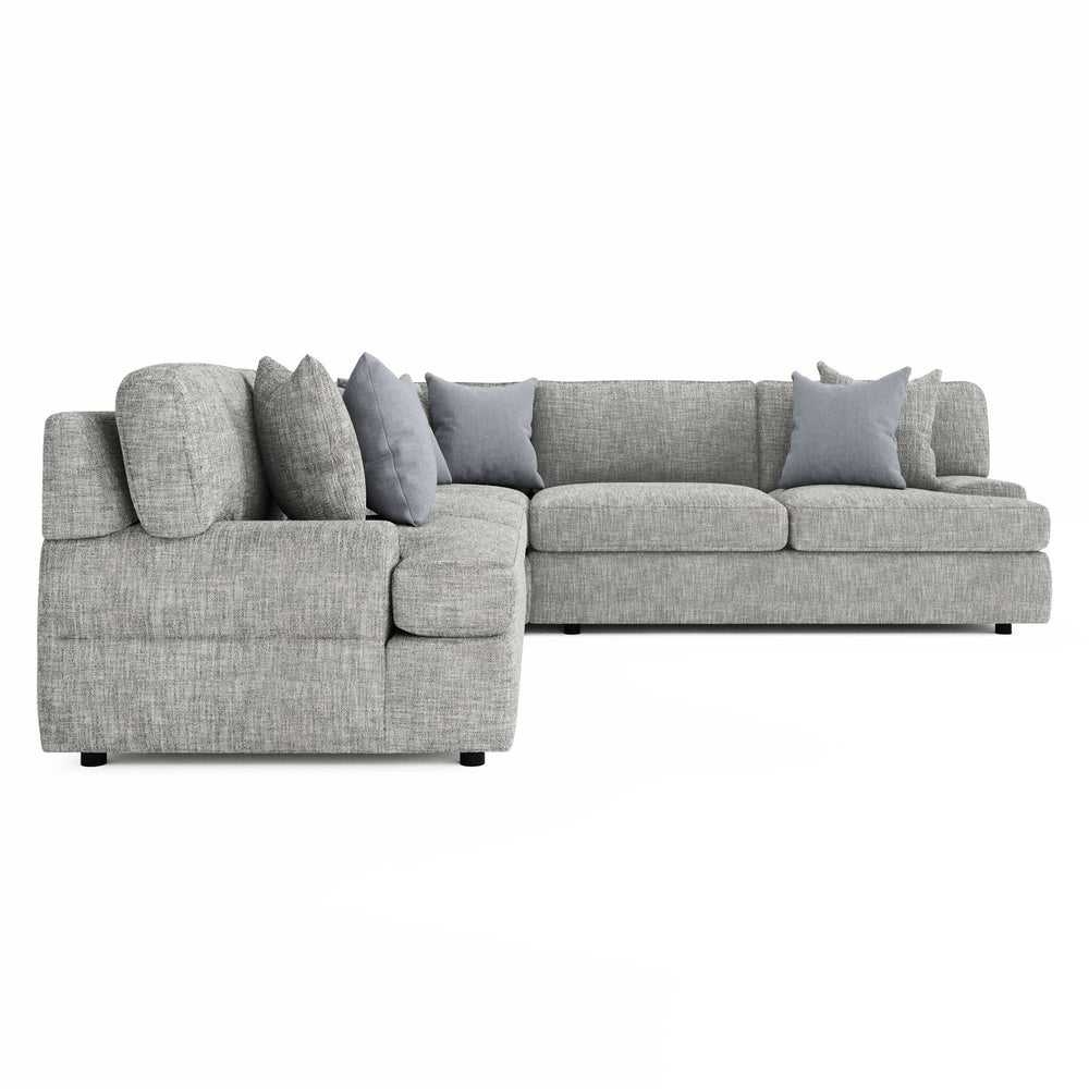 Bernhardt Bernhardt Serena 3-Piece Corner Sectional 111" Low-Profile Modern-Classic Fabric Sofa, Custom Built - Made to Order K2041