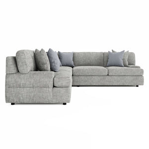 Bernhardt Bernhardt Serena 3-Piece Corner Sectional 111" Low-Profile Modern-Classic Fabric Sofa, Custom Built - Made to Order K2041