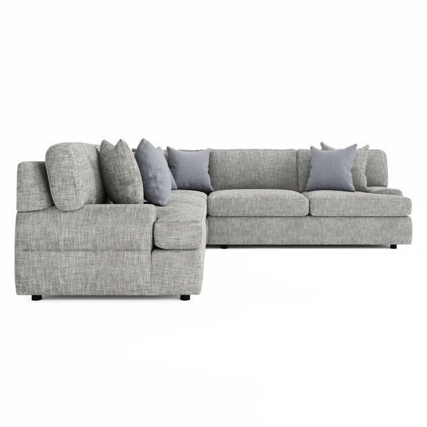 Bernhardt Bernhardt Serena 3-Piece Corner Sectional 111" Low-Profile Modern-Classic Fabric Sofa, Custom Built - Made to Order K2041