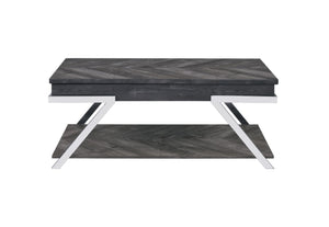 English Elm Steve Silver - Roma - Lift Top Cocktail Table - Gray