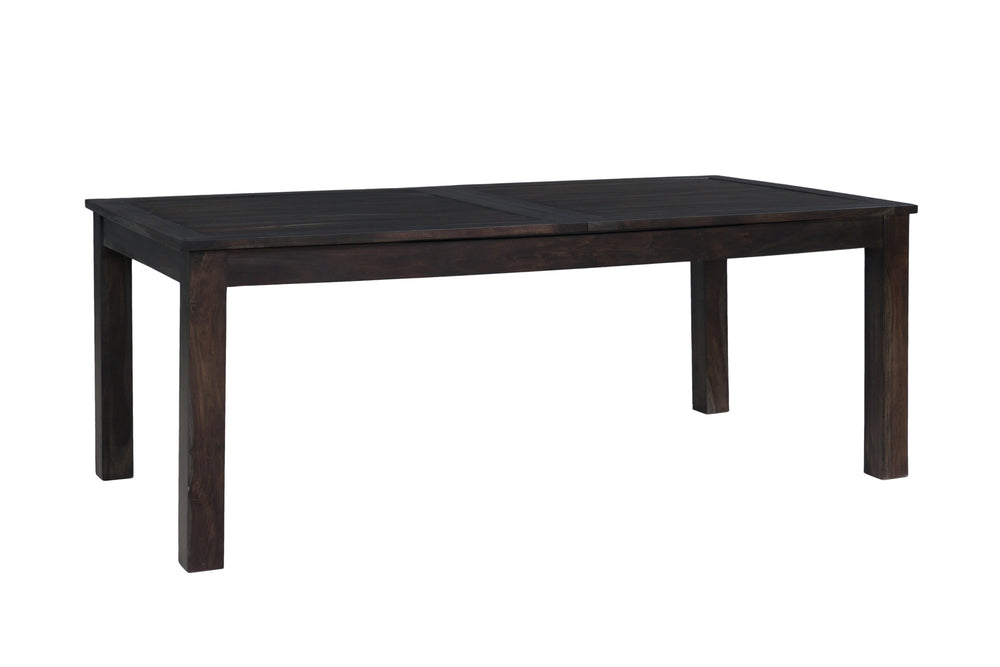 Porter Designs Porter Urban Solid Sheesham Wood Expandable Dining Table With Double Extension Leaf For Modern Homes Gray Wood 07-117-01-4436