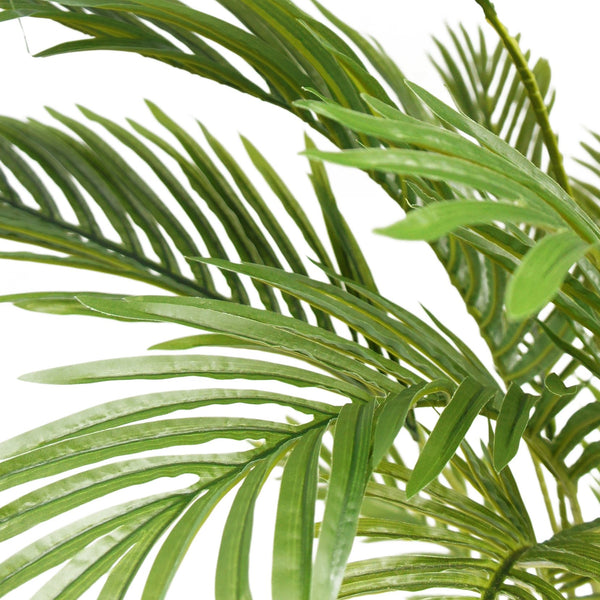 English Elm 130cm Artificial Tropical Palm Tree Faux Feathered Fronds Indoor Lifelike Decor 70523.00