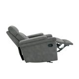 Parker House Parker Living Diesel Manual - Cobra Grey Glider Recliner Cobra Grey 100% Polyester (S) MDIE#812G-CGR