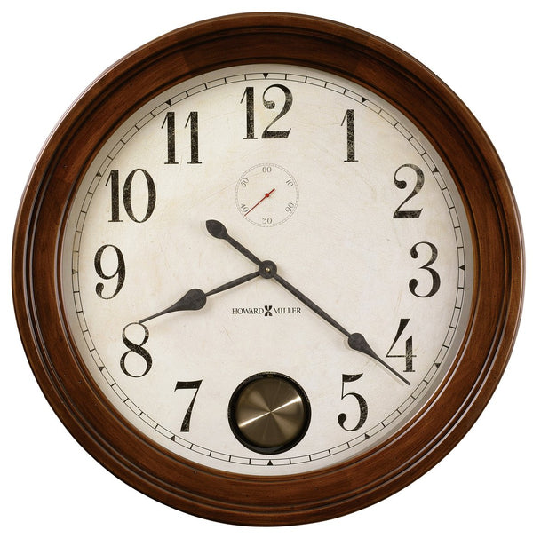 Hekman Furniture 620484 Elegant Hampton Cherry Wall Clock With Antique Pendulum - Timeless Design For Any Space Hampton Cherry Auburn Wall Clock 620484