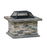 Christopher Knight Home® - Noble House - Crestline Outdoor Natural Stone Fire Pit