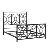 Homelegance By Top-Line Fencella Black Metal Queen Bed Black Metal