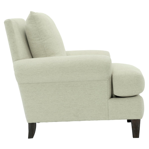 Bernhardt Bernhardt Isabella Chair — Plush European-Style Seating, Rolled Arms, Toss Pillows, Customizable Finish - Made to Order P4612A