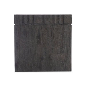 Bernhardt Bernhardt Cowley Side Table In Tadon Rustic Oak — 24" Square Sculptural Accent With Geometric Edge 529129