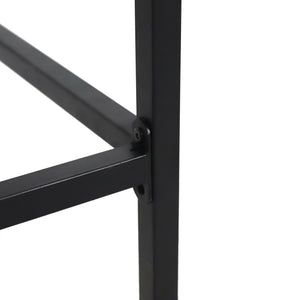 English Elm Christopher Knight Home® - EZRA Outdoor Acacia Bar Stool Set of 2 — Handcrafted Teak Finish Wood Tops, Sturdy Iron Frames Teak+ Black 70262.00