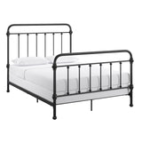 Homelegance By Top-Line Taylin Graceful Lines Victorian Metal Bed Black Metal