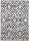 Feizy Rugs Mynka Polyester Machine Made Global Rug Ivory/Gray/Taupe 9' x 12'