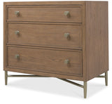 Sonnet Three-Drawer Nightstand Medium Wood 6072-90216-85 Hooker Furniture