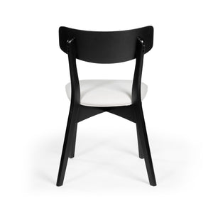 English Elm Christopher Knight Home® - DINING Mid-Century Upholstered Dining Chairs Set of 2 with Rubberwood Splayed Legs and Curved Silhouette Light beige 61760.00OAKLBGE