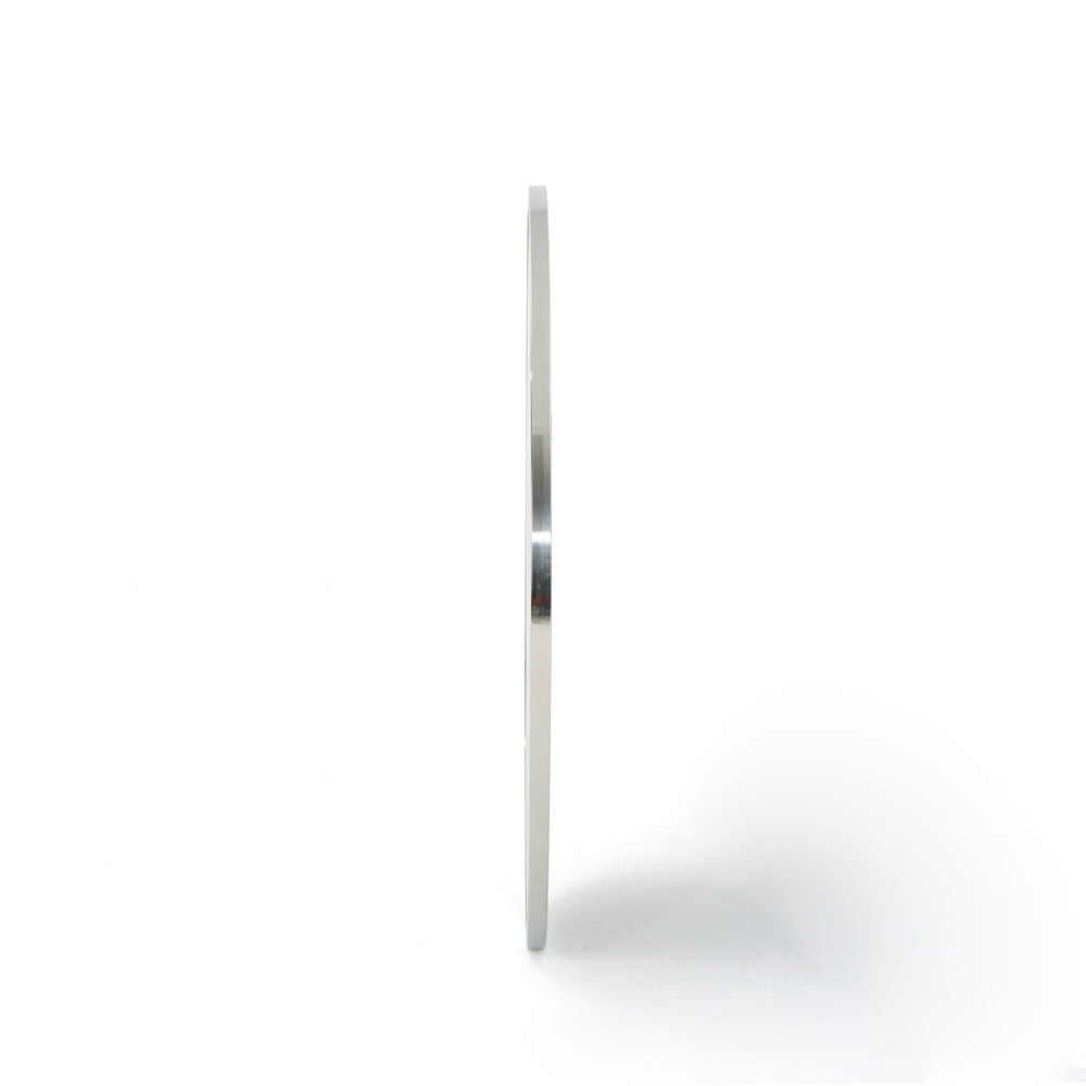 English Elm Christopher Knight Home® - MIRROR Aschton 31.5" Round Wall Vanity Mirror with Slim Stainless Steel Frame for Modern Baths 62125.00