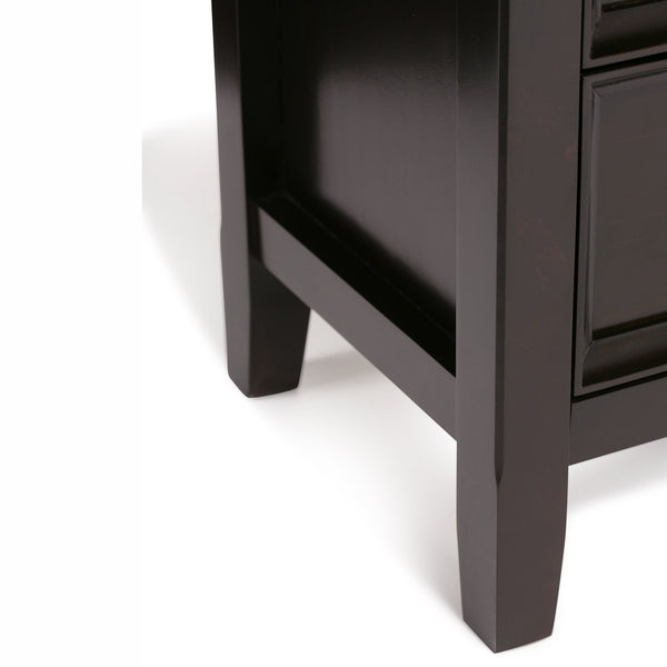 English Elm Amherst Medium Storage Cabinet - Handcrafted Hickory Brown With Adjustable Shelves & Antique Knobs B136P159432