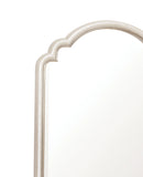 Grace Vanity Mirror White with Opulent Opal Finish P377135 Pulaski Furniture