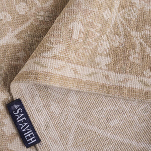 Izmir Hand Knotted Area Rug - Luxurious 70% New Zealand Wool & Viscose Blend for Elegant Spaces