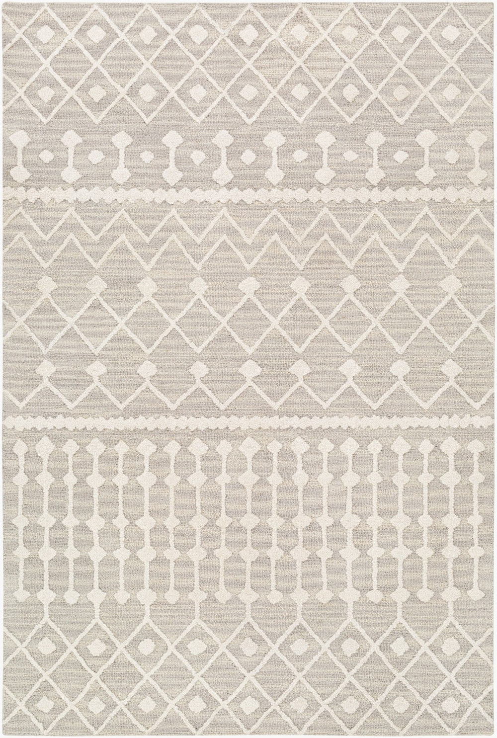 Surya Izmir Izm-2303 2' X 3' Hand-tufted Wool Area Rug – Stylish Global Design For Cozy Living Spaces Seafoam Wool Izm2303-23