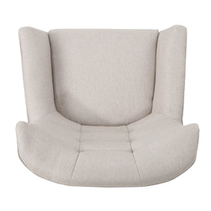 English Elm Club Chair Tufted Back Rubberwood Legs Mid-century Modern Accent Seat for Living Rooms 60751.00WET