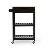 Christopher Knight Home® - Noble House - Dade Kitchen Cart with Wheels