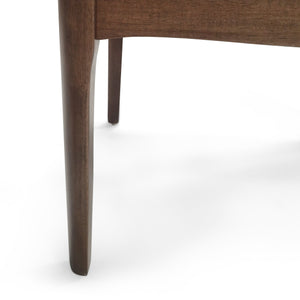 English Elm Christopher Knight Home® - DINING Chair Set of 2 Dark Grey Mid-Century Upholstered Fabric Seats with Channel Stitching & Splayed Rubberwood Legs 73471.00