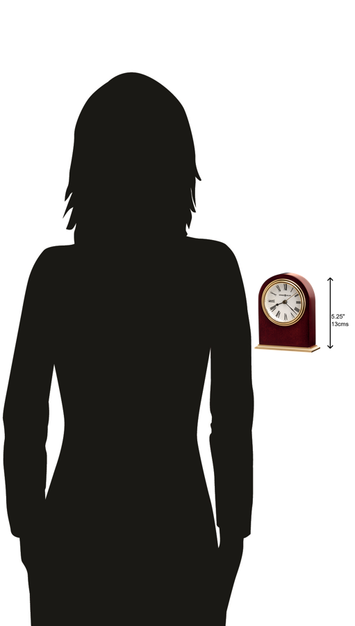 Hekman Furniture 645401 Craven Tabletop Clock - Elegant Rosewood Finish, Quartz Movement, Perfect For Any Room Rosewood Craven Tabletop Clock 645401