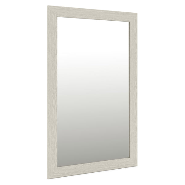 Bernhardt Bernhardt Tempo Mirror — Wire‑Brushed Larza Oak Frame Rustic Modern Wall Mirror 50"W X 32"H 346336