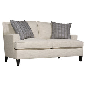 Bernhardt Bernhardt Addison Loveseat — Customizable Modern Loveseat With Welted Seams, Spring-Down Cushions, Tapered Legs - Made to Order B1485A