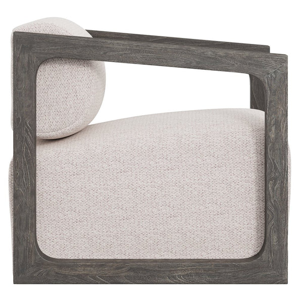 Bernhardt Bernhardt Leilani Outdoor Swivel Chair — Smoked Truffle Teak, 360° Smooth Rotation, Weatherproof Comfort - Made to Order O4319SB