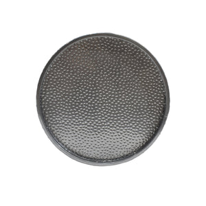 English Elm Christopher Knight Home® - METAL Hammered Accent Side Table Set of 2 — Cylindrical Iron Frame, Textured Finish, No Assembly Needed Silver 65631.00