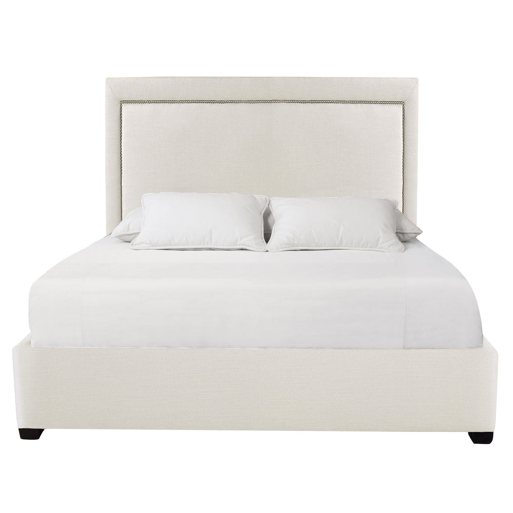 Bernhardt Bernhardt Morgan Upholstered Panel Bed Queen With Picture-Frame Headboard, Nailhead Trim Options, Durable Support System K1435