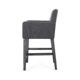 Christopher Knight Home® - Noble House - - Upholstered 26 Inch Counter Stool - Charcoal/Gray