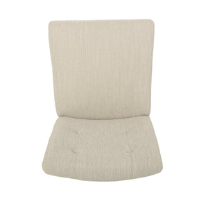 English Elm Christopher Knight Home® - Contemporary Button-Tufted Fabric Counter Stools Set of 2 with Espresso Legs, Waffle Stitch Comfort Beige 71254.00BGE
