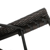 Christopher Knight Home® - Noble House - Salem Outdoor Wicker Adjustable Chaise Lounge With Arms