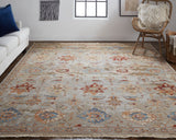 Feizy Rugs Leylan Wool Hand Knotted Casual Rug Brown/Tan/Gray 3'-6" x 5'-6"