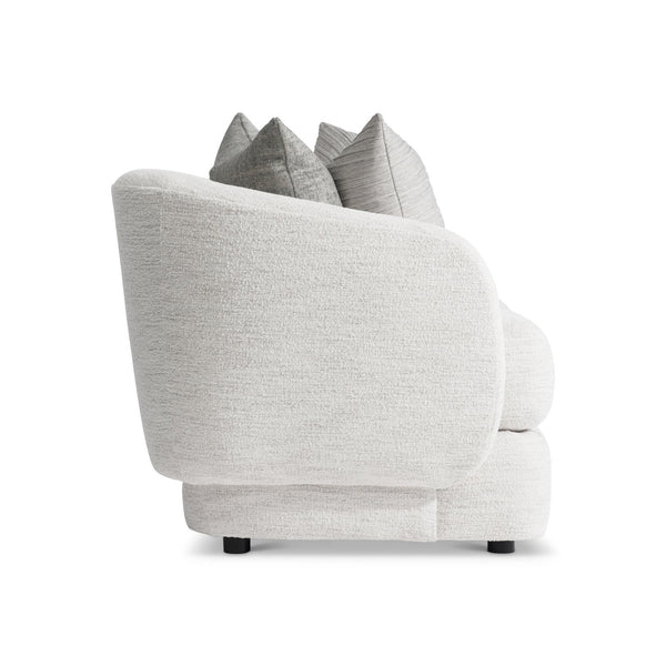 Bernhardt Bernhardt Margot Sofa — Curved Back, Deep Seat Cushions, Tailored Upholstery & Two Throw Pillows - Made to Order P5417A