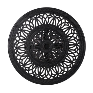 English Elm Christopher Knight Home® - WATERBURY Cast Aluminum Bistro Table Antique Copper Finish — Elegant European Patio Accent, Rust-Resistant Hardware 52473.00