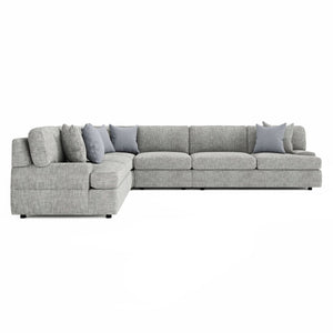 Bernhardt Bernhardt Serena Sectional With Low-Profile Frame And Deep Cushions For Modern Comfort And Style - Made to Order Grey K2029