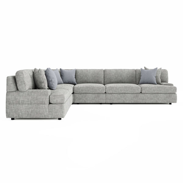 Bernhardt Bernhardt Serena Sectional With Low-Profile Frame And Deep Cushions For Modern Comfort And Style - Made to Order Grey K2029