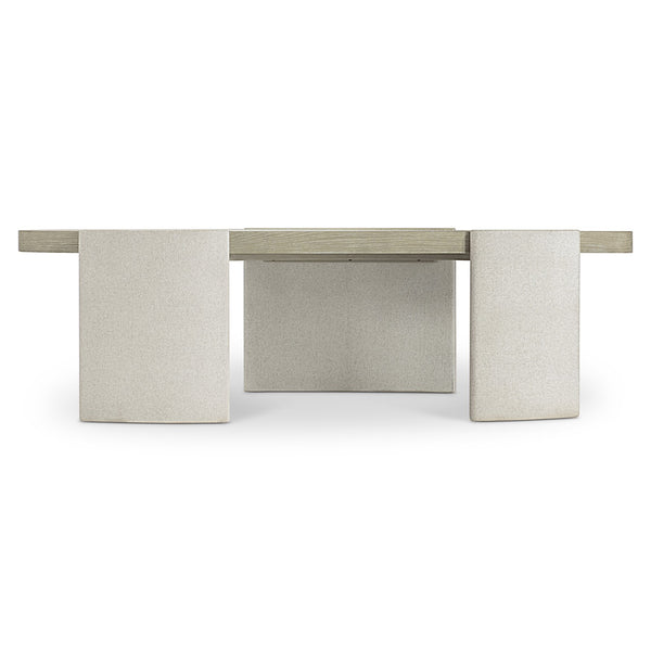 Bernhardt Bernhardt Arcadia Freeform Cocktail Table With White Oak Top & Raffia-Wrapped Legs, Rustic Modern Finish 334023
