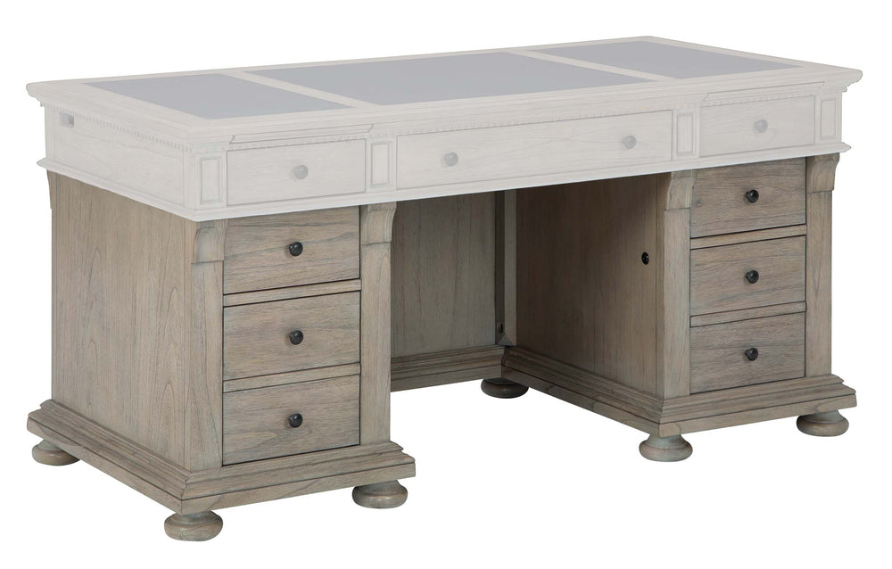 Hekman Furniture 79400p Elegant Peds & Modesty Panel For Stylish Home Décor –  Quality Design Wellington Driftwood Peds & Modesty Panels 79410p