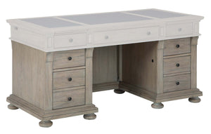 Hekman Furniture 79400p Elegant Peds & Modesty Panel For Stylish Home Décor –  Quality Design Wellington Driftwood Peds & Modesty Panels 79410p