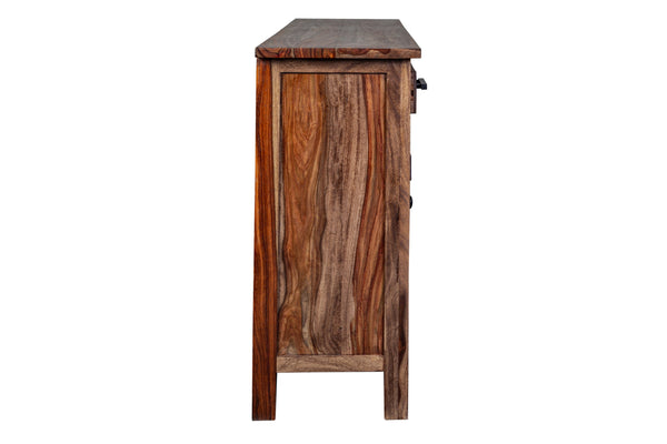 Porter Designs Kalispell Solid Sheesham Wood Bar Sideboard - Artisan Craftsmanship & Timeless Style Brown Wood 07-196-06-2439