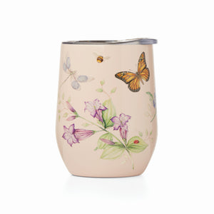 Lenox Butterfly Meadow Pink Stainless Steel Wine Tumbler Pink, PINK METAL 895749