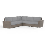 Coronado Sectional in Canvas Granite w/ Self Welt SW2101-SEC-5402 Sunset West